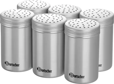 Produktbild von 6 Bartscher Salz- und Pfefferstreuer 300 silber