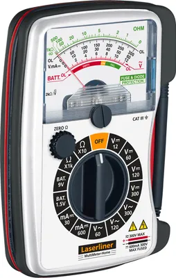 Obrázok produktu pre Laserliner 083.030A, CAT III 300V, 12 - 300 V, 60 - 300 V, 30 µA, AAA, 1,5 V