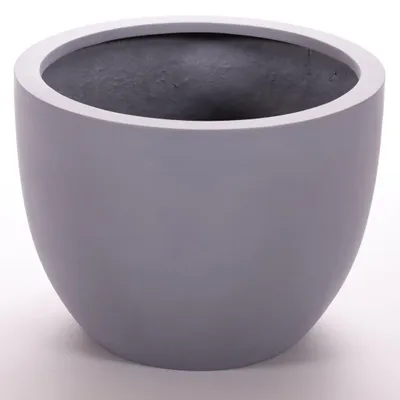 Produktbild von Elegant Einrichten | Pflanzkübel | Fiberglas | rund konisch | D40xH31cm | grau.