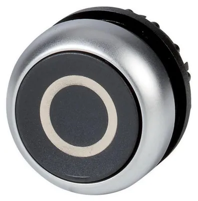 Obrázok produktu pre Eaton M22-D-S-X0, Tlačidlový spínač, Čierna, Kovová, IP66, IP67, IP69, 29,7 mm, 29,7 mm, -25 - 70 °C