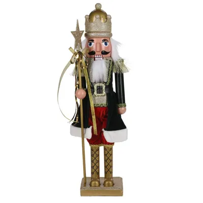 Obrázek produktu pro H&S Dekorace Louskáček Figurka vzor 4 plastové vícebarevné 38cm x 12cm x 9cm