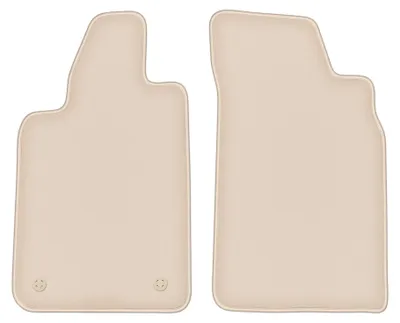 Productafbeelding van Velours automatten voor Fiat Barchetta 1995-2005 (coupé/cabrio) – 2-delig, beige, op maat – Wielganizator FORTUNA