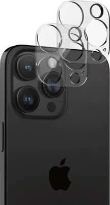 Immagine prodotto di Vetro di protezione della fotocamera per iPhone 15 Pro Max vetro protettivo lenti della fotocamera pellicola protettiva blindata, 2 pezzi