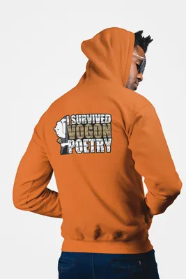 Produktbild von D&B Unisex Hoodie ZIPMO00101 Vogon Orange-Größe 2XL
