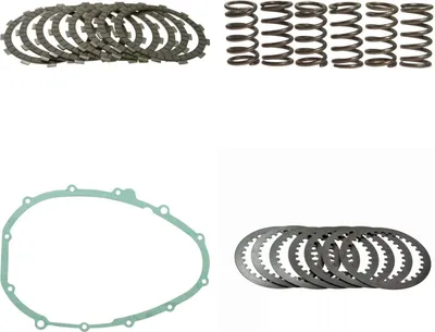 Image de Embrayage complet (disques, ressorts, joints et disques) pour Kawasaki Z 750 Y Ltd Twin, année de fabrication 1982, de la marque Pamoto - Neuf
