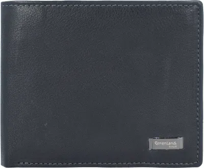 Produktbild von Greenland Nature Black Nappa Geldbörse RFID Leder 11 cm