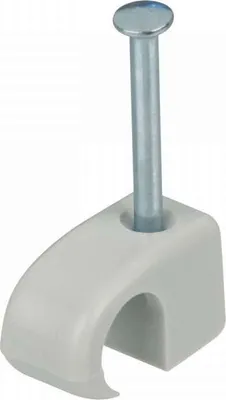 Produktbild von ViD Nagelschellen 7-11 mm grau 100 Stück im Polybeutel