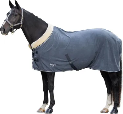 Produktbild von RugBe Abschwitzdecke RugBe Royal Fleecedecke Graphite 145cm