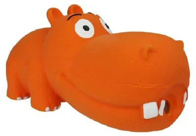 Zdjęcie produktu dla MULTIPET Zabawka dla psów Hippopotamus, lateks, hipopotam, 20,3 cm