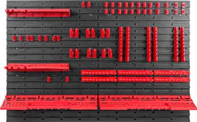 Produktbild von Werkzeughalterungen Werkzeugwand 115x78 cm Werkstattregal Kunststoff Werkstatt
