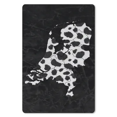 Produktbild von MuchoWow® Mauspad Mousepad Karte - Niederlande - Pantherdruck 40x60 cm - Mousepads - Maus Mat - Pad - Mausunterlage - Schreibtisch Accesoire