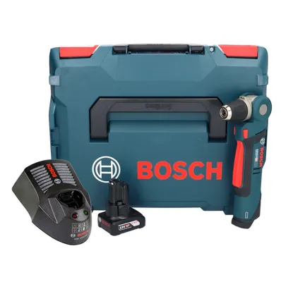 Produktbild von Bosch Professional GWB 12V-10 Akku Winkelbohrmaschine 12 V + 1x Akku 6,0 Ah + Ladegerät + L-Boxx