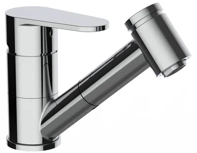 Productafbeelding van Beitz & Walz AQVABASIC I Spoelbak-uitloop met design-kraan, chroom