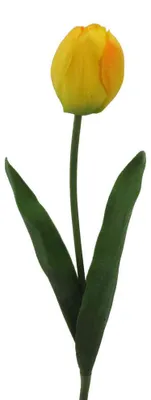 Produktbild von Kunstblume, Seidenblume TULPEN/Tulpe 1 Stück 45cm GELB