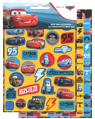 Produktbild von Disney Cars Adventure 600-teilges Aufkleber-Set