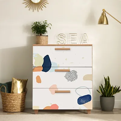 Obrázok produktu pre Skye Decor, Komoda - Laurien Gravied (atlantická borovica + biela)