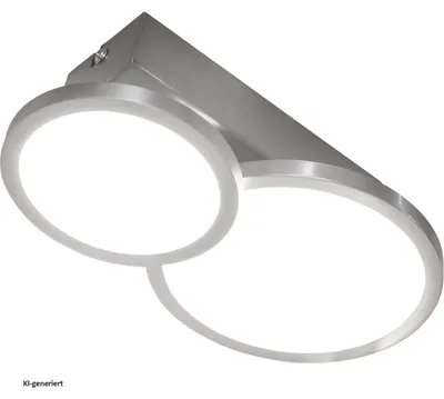 Produktbild von Nino Leuchten Deckenleuchte Wohnzimmer Deckenlampe dimmbar 2 Flammig 61400201