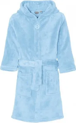 Produktbild von bademantel Junior Polyester hellblau Größe 170/176