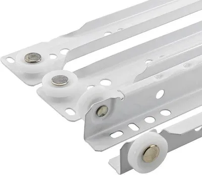 Produktbild von Famanu Schubladenführungen aus Stahl 30 kg Tragkraft 250 mm für Möbel