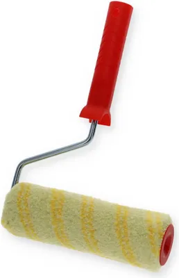Produktbild von Farbrolle Polyamid 12mm mit Bügel 20 cm Maler Streich Rolle Farb Walze Lack