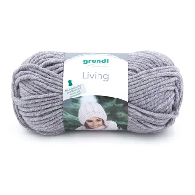 Produktbild von Gründl Wolle Living 100 g mittelgrau