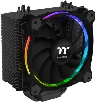 Image de Thermaltake CL-P052-AL12SW-A Thermaltake Prozessorkühler Riing Silent 12 RGB Sync Edition