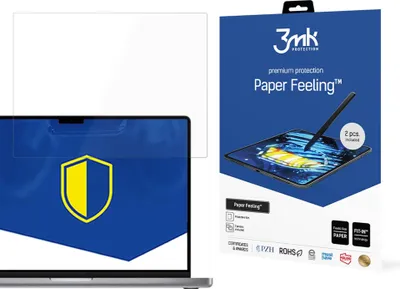 Zdjęcie produktu dla Folia ochronna na ekran Apple MacBook Pro 16 M1/M2 3mk Paper (2 szt.)