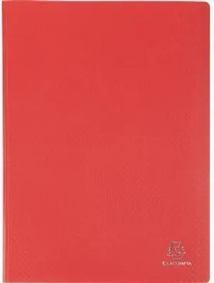 Produktbild von Exacompta 8825E Sichtmappe PP 500µ 20 Hüllen A4 Rot