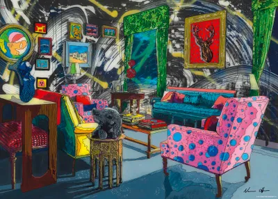 Image de Chambre avec un cerf