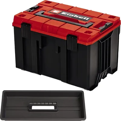 Produktbild von Original Einhell E-Case M Systemkoffer (max. 90 kg, universelle Aufbewahrung und Transport von Zubehör und Werkzeug