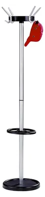 Produktbild von Garderobenständer Aluminium/schwarz