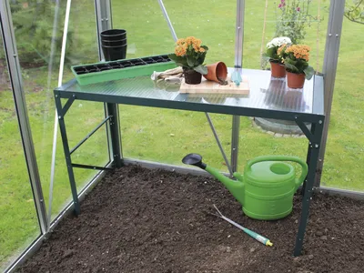 Obrázek produktu pro Stůl Vitavia polykarbonát 121 x 54 x 76 cm jednopodlažní zelený