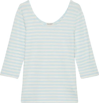 Produktbild von T-shirt, 3 4 sleeve, ballerina, str C12 multi/ pastel sky Größe S