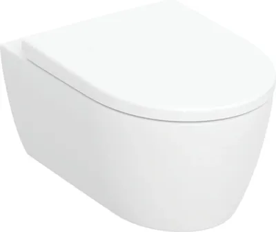 Produktbild von Geberit iCon Set Wand-WC Tiefspüler, geschlossene Form, Rimfree, mit WC-Sitz