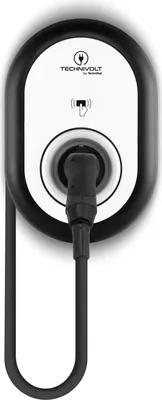 Produktbild von TECHNIVOLT 101 | 11kW Wallbox für E-Autos, Typ 2 Ladesteckdose , inklusive 5m Ladekabel