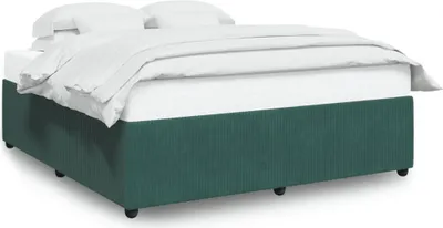 Immagine prodotto di Maison Exclusive - Struttura letto senza materasso Verde scuro 200x200 cm Velluto