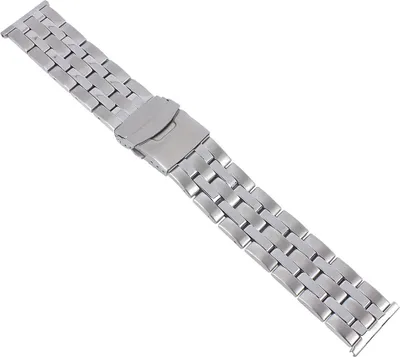 Produktbild von Minott┃Herren Uhrenarmband Edelstahl silberfarben 24mm 29759S