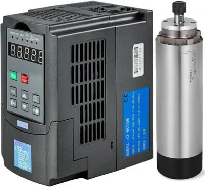 Obrázok produktu pre VEVOR 1,5 kW vzduchom chladený vretenový motor s 1,5 kW súpravou vretenového motora s frekvenčným meničom VFD