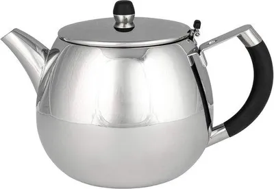 Produktbild von Teekanne mit Doppelwand und Siebeinsatz - 0,6 l Edelstahl