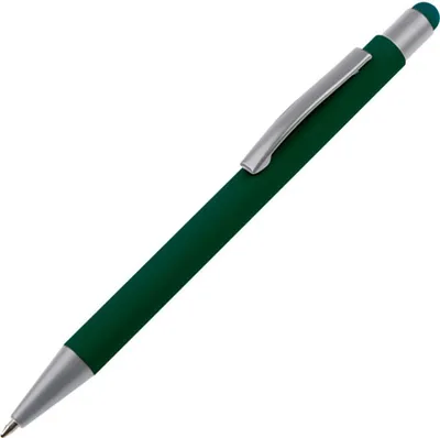 Produktbild von 10 Touchpen Kugelschreiber / aus Metall / Farbe: dunkelgrün