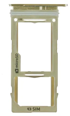 Produktbild von Samsung Galaxy S10 (SM-G973F) Sim Karten Halter Tray Fach (white), Weiß