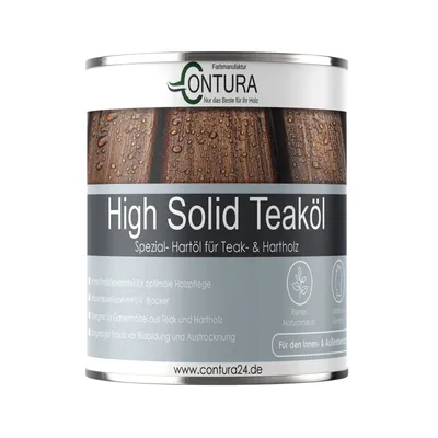 Produktbild von Contura 375ml. Teaköl Spezial Hartöl für Teak & Hartholz Yachtöl Holzschutz UV Schutz