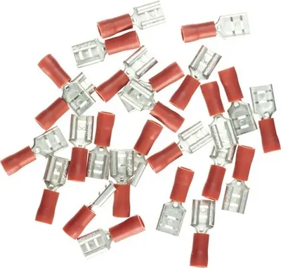 Produktbild von Haupa BLV260392 Flachsteckhülse isoliert 0,5-1,5 mm² rot 25 Stück