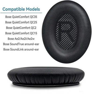 Productafbeelding van Vervangende Oorkussens voor 35: Proteïneleren Hoofdtelefoon met Traagschuim | Vervangende Pads voor, QC35 II, QC45, Ae2, Ae2i, Ae2w