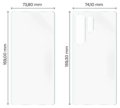 Produktbild von Folia hydrożelowa na tył i przód Bizon Glass Hydrogel Pack do Galaxy S25 Ultra