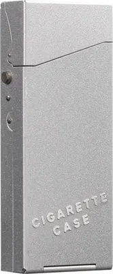 Image de INF Étui à Cigarettes Automatique en Alliage d'Aluminium - Argenté, Longueur Étendue