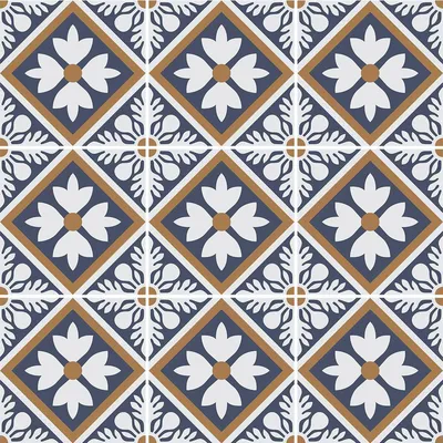 Image de Autocollants décoratifs pour carrelage de cuisine et de salle de bain – 9 autocollants Tommaso Azulejo – 9 autocollants de 15 x 15 cm
