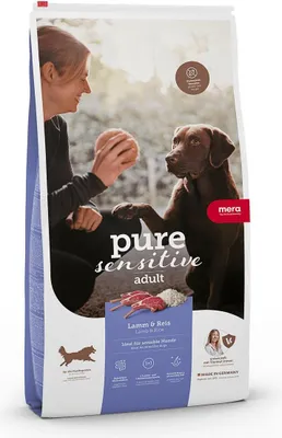 Produktbild von Mera Dog Pure Sensitive Lamm & Reis 1 kg
