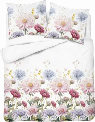 Produktbild von Bettwäsche, Baumwollsatin, hohe Qualität 200x220 5482a Bunte Blumen