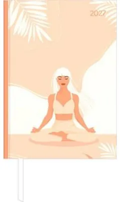 Image de Buchkalender 2027 Yoga Design 15x21 cm Tagesplaner 1 Tag pro Seite 4-sprachig